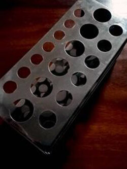 ที่ตั้งหลอดทดลองสแตนเลส