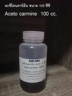 สารอะซิโตนคาร์มีน ขนาด 100 ซีซี
