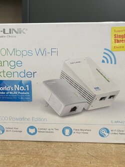 TP-LINK TL-WPA4220KIT AV500 Powerline Edition Wi-Fi Range Extender