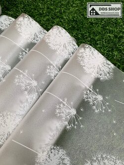 PVC สุญญากาศติดกระจก "ดอกหญ้า Dandelion" หน้ากว้าง 120cm (ราคาที่ระบุไว้ คือยาว 1 เมตร)