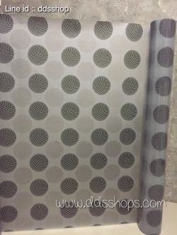 PVC สูญญากาศติดกระจก "Metalic ball" หน้ากว้าง 90 cm x 100cm