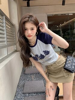 Blink mini skirt กระโปรงเดนิม