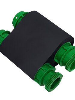 POINTMAN 66200010-A ริบบอนดำ หมึกพิมพ์ดำ Black ribbon K เครื่องพิมพ์ใช้สำหรับ เครื่องพิมพ์บัตร Pointman N20 และ N30