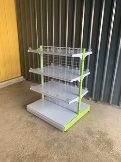 ชั้นวางสินค้า 2 ด้าน ขนาด 85x90x120 ซม 4ชั้นรวมฐาน