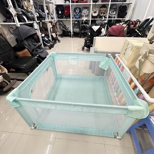 คอกกั้นตาข่าย ถอดประกอบง่าย มีตัวดูดพื้น