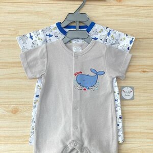 เซ็ตรอมเปอร์สีเทาปลาวาฬ 2ชุด