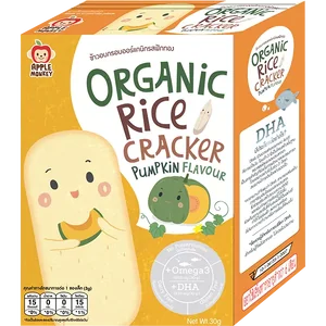 APPLE MONKEY ข้าวอบกรอบออร์แกนิก รสฟักทอง