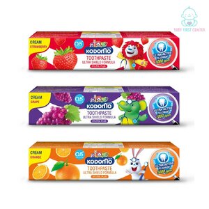 KODOMO ยาสีฟันเด็ก KODOMO โดโม อัลตร้า ชิลด์ แบบครีม ผสมอัลตร้า แอคทีฟ ฟลูออไรด์ 1000 ppm 40 กรัม