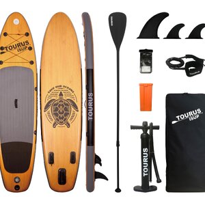 SUPBOARD สูบลม รุ่น บอร์ดเต่าลายไม้ 11'0" X 33"