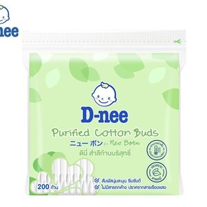 D-nee ดีนี่ สำลีก้านบริสุทธิ์ แพ็คคู่