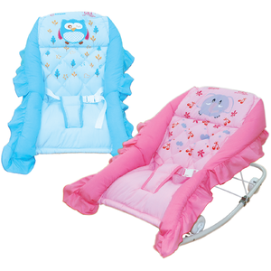 Attoon แอทตูน เปลโยกเด็กแอทตูนเบาะหนานุ่มสีชมพู