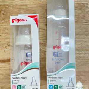 Pigeon RPP ขวดนมพร้อมจุกนมเสมือนนมมารดารุ่นมินิ