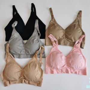 เสื้อในให้นมทรงสปอร์ตบรา Freesize