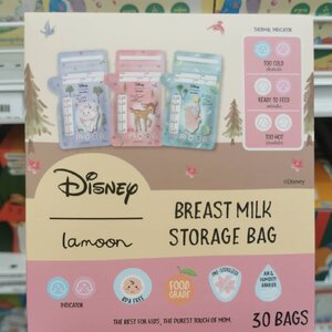 Lamoon Disney ถุงเก็บน้ำนมแบมบี้ ดัมโบ้ 5oz 30ใบ
