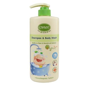 Enfant (อองฟองต์) ครีมอาบน้ำ+สระผม ORGANIC SHAMPOO & BODYWASH ชนิดขวด