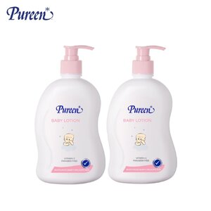 เพียวรีน เบบี้โลชั่น 500 มล. (Pureen Baby Lotion 500 ML) 1แถม1