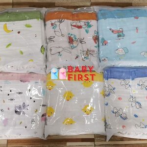 ผ้าห่มมัสลินทอ 6ชั้น 110*110CM