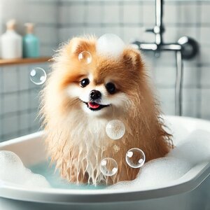 ต้องอาบน้ำน้องปอมเมอเรเนียนบ่อยแค่ไหน? 🛁🐶