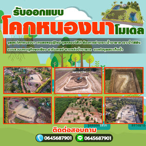 โคกหนองนา โทร 064-5687901 เกษตรทฤษฎีใหม่ ขุดคลองไส้ไก่ ต้องการช่างเจาะน้ำบาดาล ขุดสระเก็บน้ำ