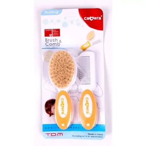 หวีแปรงขนแพะ แปรงผมพร้อมหวี Camera Brush and Comb เหมาะสำหรับแรกเกิดขึ้นไป 0+