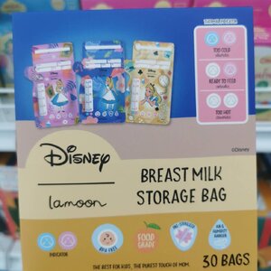 Lamoon Disney ถุงเก็บน้ำนมเฟสทีฟ อลิซ 5oz 30ใบ
