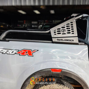Navara Pro4X 🏆ติดตั้งฝาปิดกระบะไฟฟ้า พร้อมโรลบาร์สุดเฟี้ยว #Outlander Guard