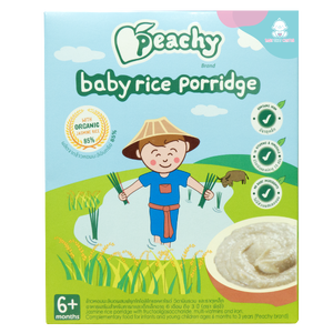 Peacy Baby Rice Porridge อาหารเด็กเล็กพีชชี่ อาหารเด็กเล็กพร้อมทาน