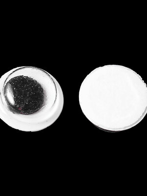 ลูกตากลิ้ง ขาวดำ ด้านหลังมีกาวลอกติด