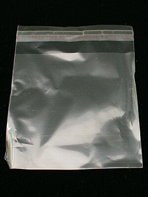 ถุงพลาสติกใส OPP(ถุงแก้ว) ฝากาว ขนาด 7x10 ซม. (ส่วนใช้งาน 7x8 ซม.) หนา 0.020 มม