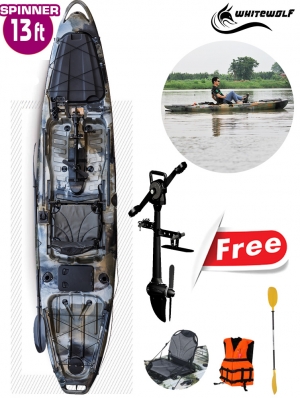 เรือคายัคตกปลาเท้าปั่น 13 ฟุต / Spinner 130