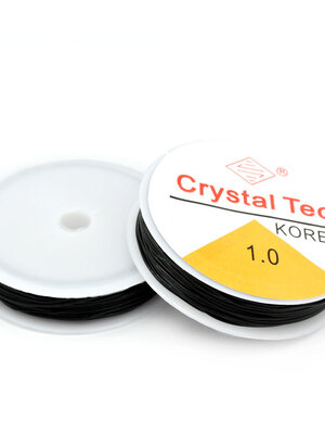 เอ็นยืดเส้นกลม crystal ขนาด 1 มม. 1 ม้วน ยาว 10 เมตร