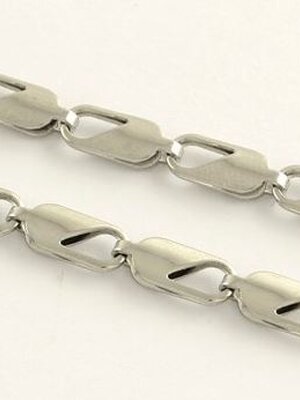 โซ่สแตนเลส ข้อเชื่อม ขนาด 6x3.5x1.7mm 1 ม้วน ยาว 20 เมตร พรีออเดอร์