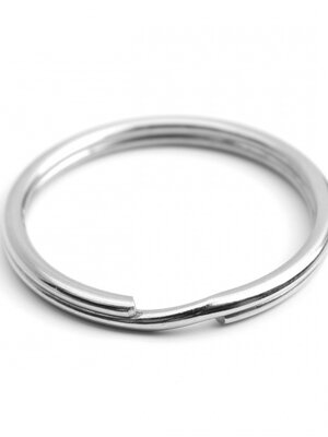 10 ชิ้น ห่วงกุญแจสแตนเลส 304 ขนาด 30x2.8mm ลวดกลม