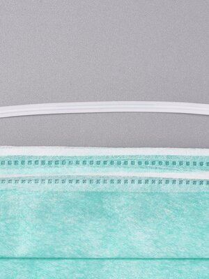 ลวดทำหน้ากาก ลวดทำผ้าปิดปาก เป็นลวดเหล็กกัลวาไนซ์เส้นเดียวหุ้มพลาสติก PE สีขาว ยาว 10 ซม. แพ็ค 100 ชิ้น