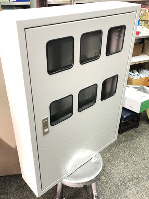 ตู้มิเตอร์สั่งทำ ขนาด 2สาย 6ช่อง อุปกรณ์ ตู้ LOAD CABINET