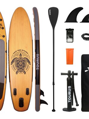 SUPBOARD สูบลม รุ่น บอร์ดเต่าลายไม้ 11'0" X 33"