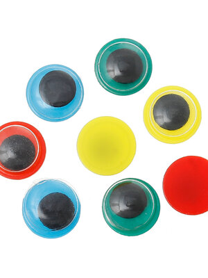 ลูกตากลิ้ง 8 มม. คละสี แพ็ค 200 ชิ้น