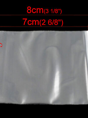 ถุงซิปล็อค พลาสติก ขนาด 6x8 ซม. (ส่วนใช้งาน 6x7 ซม.) แพ็ค 100 ใบ