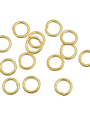 ห่วงวงแหวน Jump Ring สีทองขนาด 5mm แพ็ค 1200 อัน
