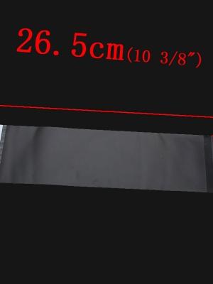 ถุงพลาสติกใส OPP(ถุงแก้ว) ฝากาว+หัวรูแขวน(มุก) ขนาด 6x26.5 ซม. (ส่วนใช้งาน 6x21 ซม.) หนา 0.035 มม.