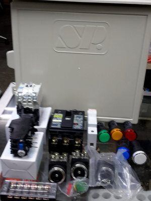 ตู้ควบคุมมอเตอร์ Start Stop ออโตเมติก ตู้พลาสติก PVC เดินอุปกรณ์เบรกเกอร์ 3P (MITSUSHITA) BC30N, Electrical Enclosure, Fuse, Control Switch, MAGNETIC CONTACTOR (MITSUBISHI)