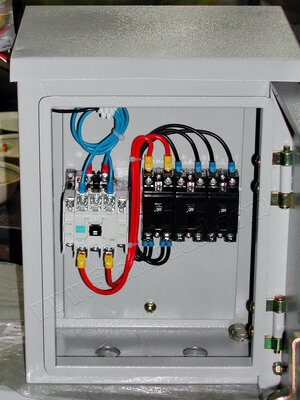 ตู้คอนโทรล ตู้ไซด์ กันน้ำไม่มีหลังคา ตู้ไฟย่อยมีเบรกเกอร์และแมกเนติก ป้องกันอุปกรณ์ (อุปกรณ์อื่นๆ WALL MOUNTING CABINET (KJL), Safety Breaker (PANASONIC), MAGNETIC CONTACTOR (MITSUBISHI)