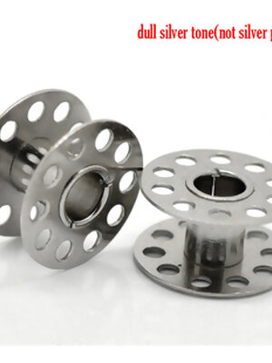 กระสวยเหล็ก สำหรับพันด้ายจักรเย็บผ้า ขนาด 21mm x11mm จำนวน 5 ชิ้น