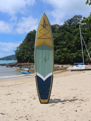SUP แบบแข็งไฟเบอร์กล๊าส Touring 12'6" X 31"