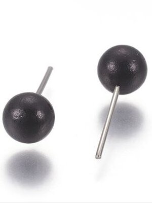 ลูกตาตุ๊กตาพลาสติก ABS ก้านสแตนเลส สีดำ มี 6 ขนาด แพ็ค 100 ชิ้น พรีออเดอร์