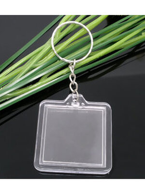 พวงกุญแจกรอบรูป วัสดุพลาสติกอะครีลิค