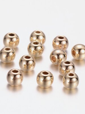 ลูกปัดคั่นอะครีลิค CCB 6x5mm รู 3mm แพ็ค 100 เม็ด