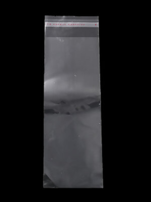 ถุงพลาสติกใส OPP(ถุงแก้ว) ฝากาว ขนาด 6x19.3 ซม. (ส่วนใช้งาน 6x16.6 ซม.) หนา 0.035 มม.