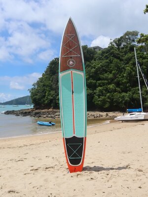 SUP แบบแข็งไฟเบอร์กล๊าส Touring 14" X 28"