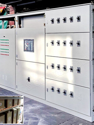 ตู้ MDB ควบคุมออโตเมติกต่างๆ (อุปกรณ์ไฟฟ้า MAIN DISTRIBUTION BOARD (KJL), CAPACITOR (ABB), CONTACTOR FOR CAPACITOR (ABB), POWER FACTOR CONTROLLER (ABB), Air circuit Breaker (ABB), MOLD CASE CIRCUIT BREAKER (Schneider Electric)...,